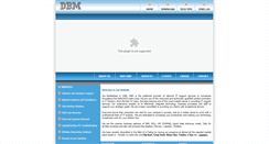 Desktop Screenshot of dbminfotech.com