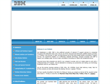 Tablet Screenshot of dbminfotech.com